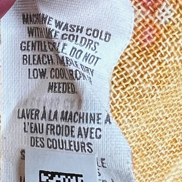 AERIE M Marigold Shoulder‎ Tie Layered Romper Summer Vacation - Picture 13 of 13